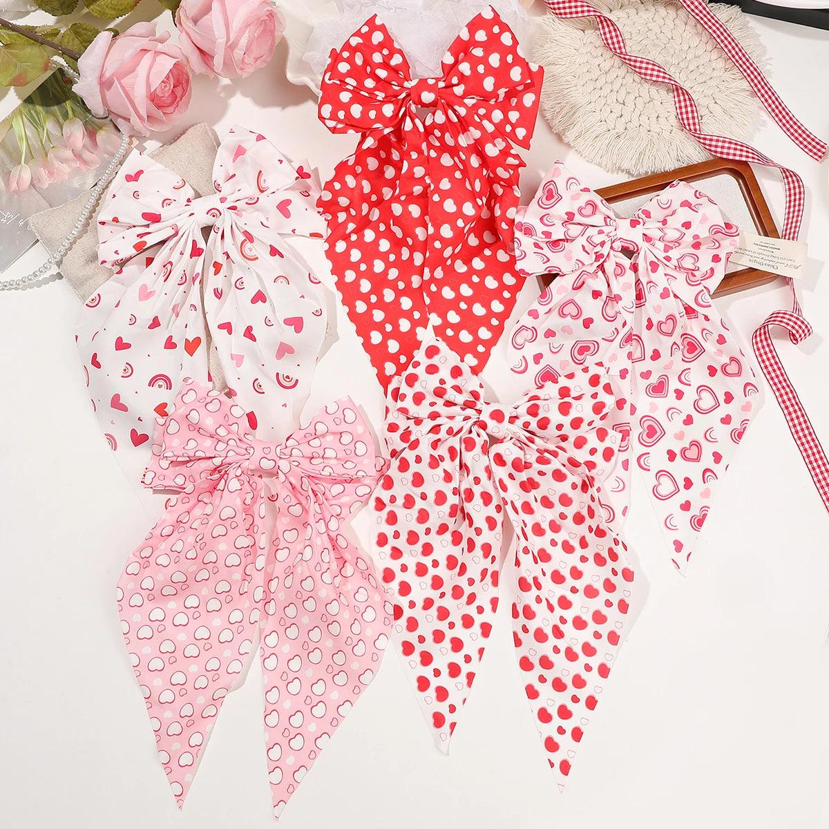 valentine’s day long tail bows