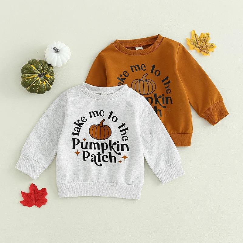 take me to the pumpkin patch kids outfit - basil boutique