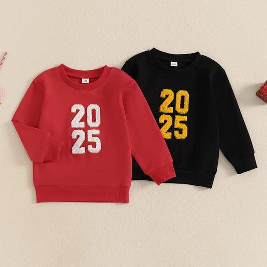 2025 new year kids crew sweatshirt