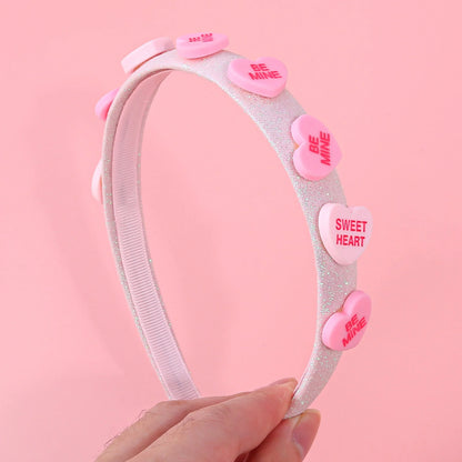 sweet heart candy headband