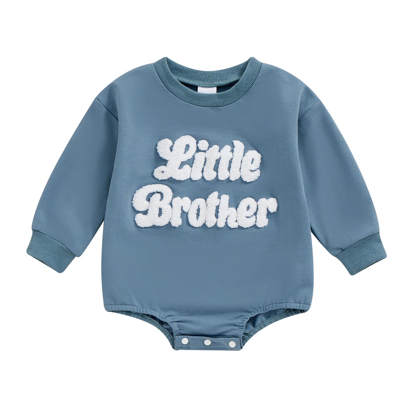 little brother + sister retro onesies