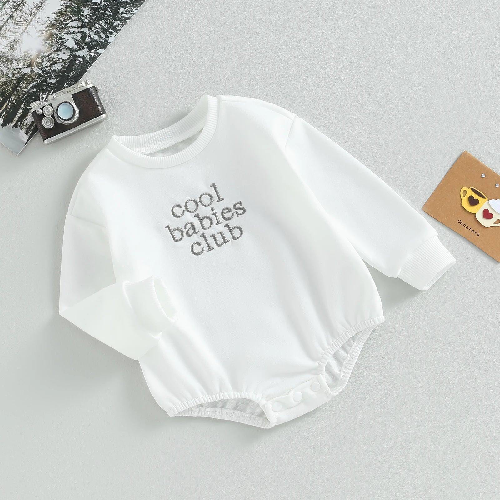 cool babies club onesie - basil boutique