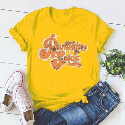 pumpkin spice t-shirt - basil boutique