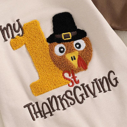 my 1st thanksgiving onesie - basil boutique