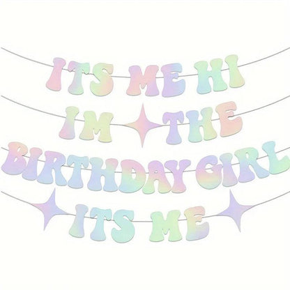 it's me, hi, i'm the birthday girl, it's me banner - basil boutique