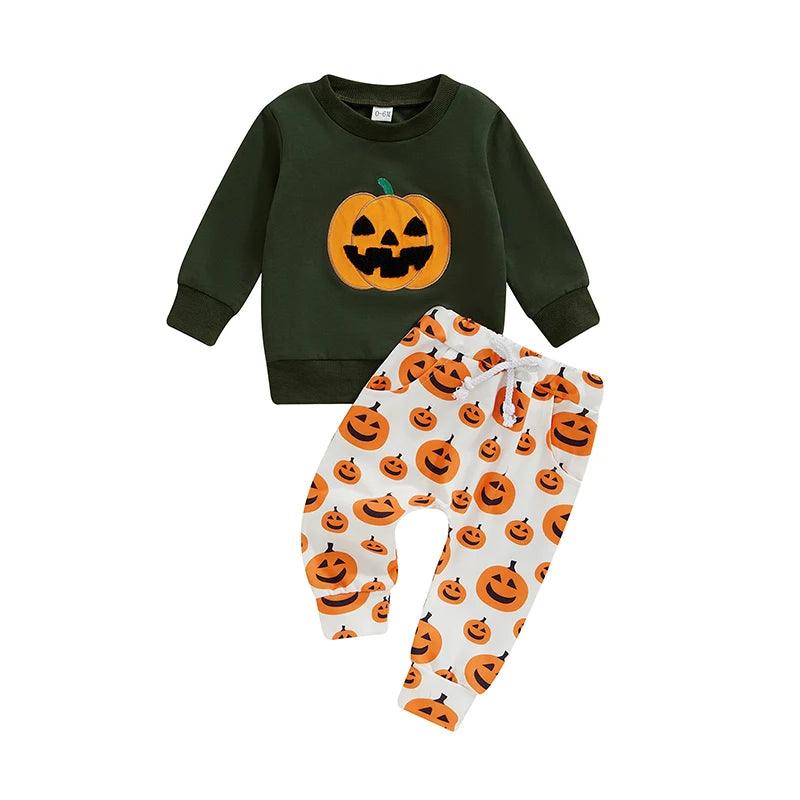 halloween time kids outfits - basil boutique