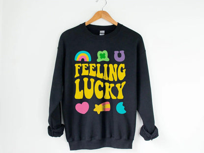 feeling lucky long sleeve t-shirt - basil boutique