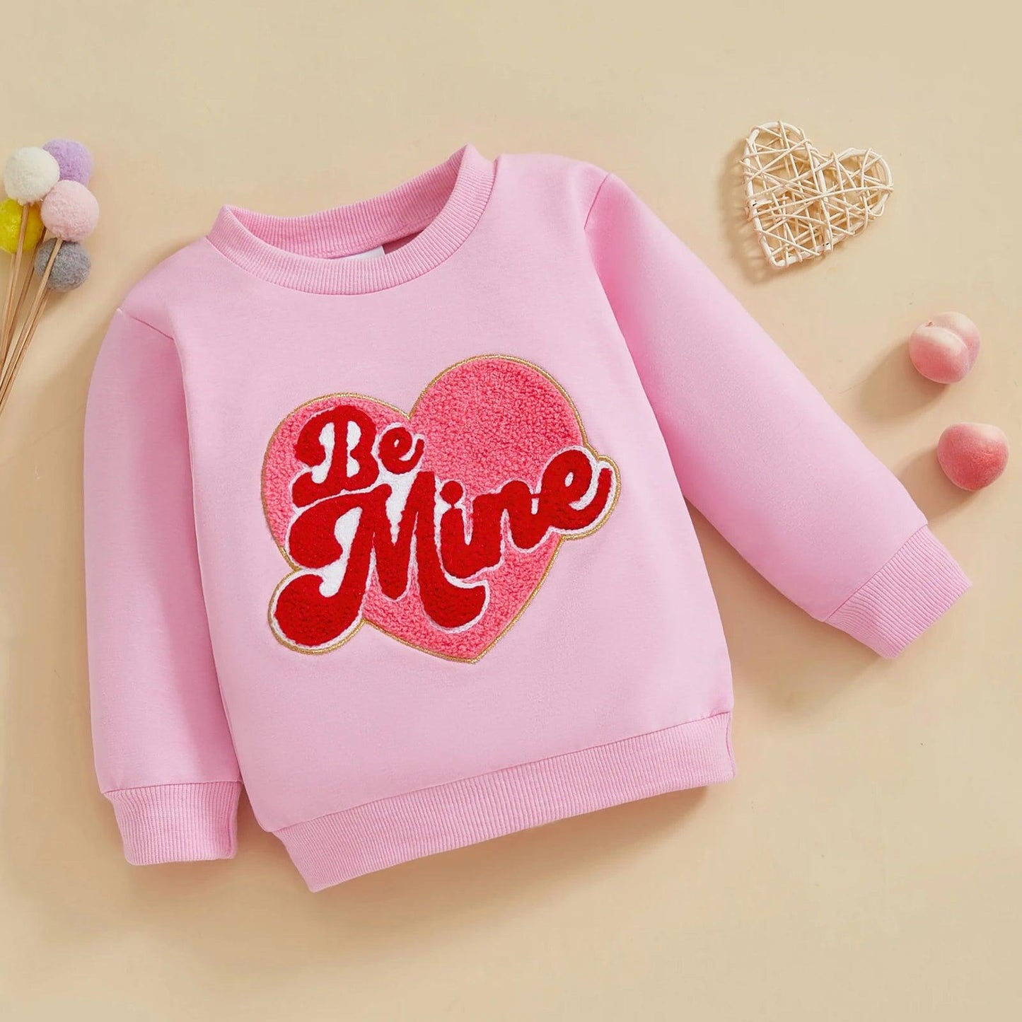 be mine retro kids crew sweatshirt