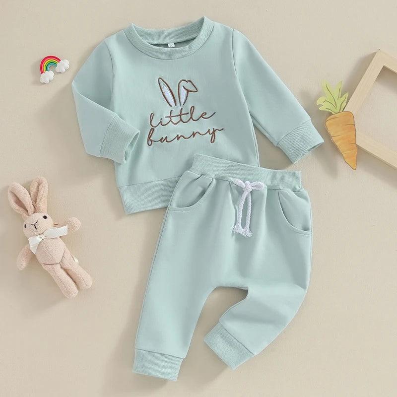 little bunny kids outfit - basil boutique