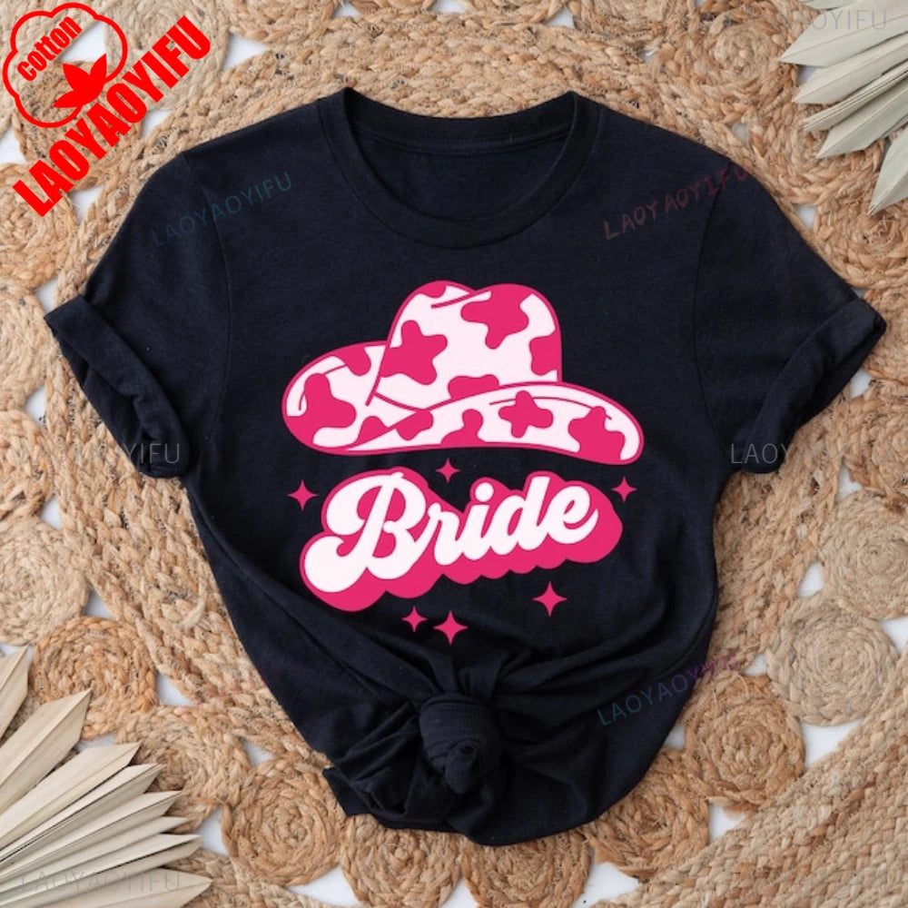 cowgirl bachelorette t-shirts