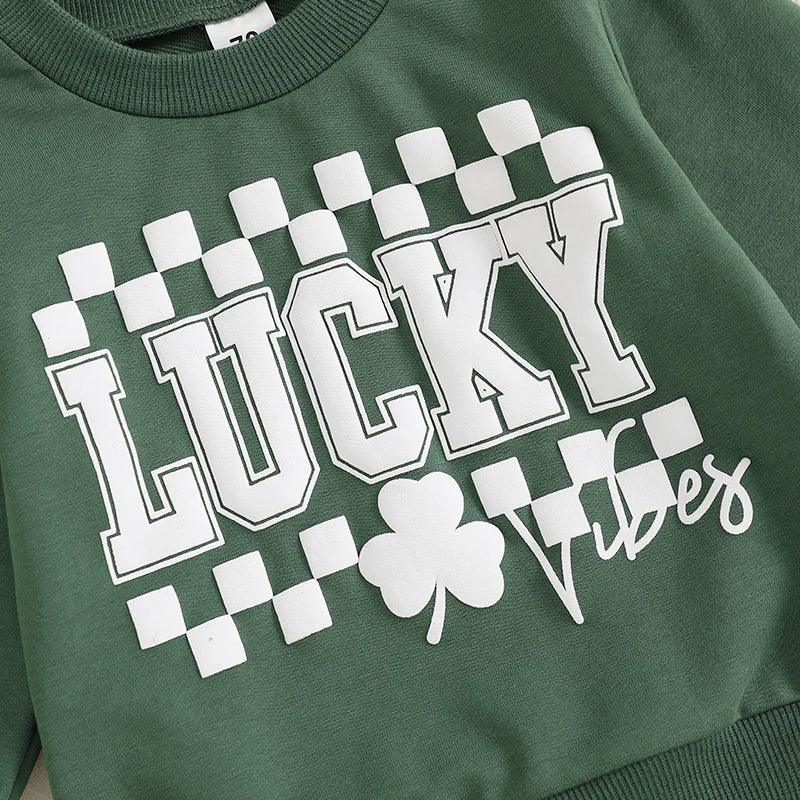 lucky vibes kids outfit