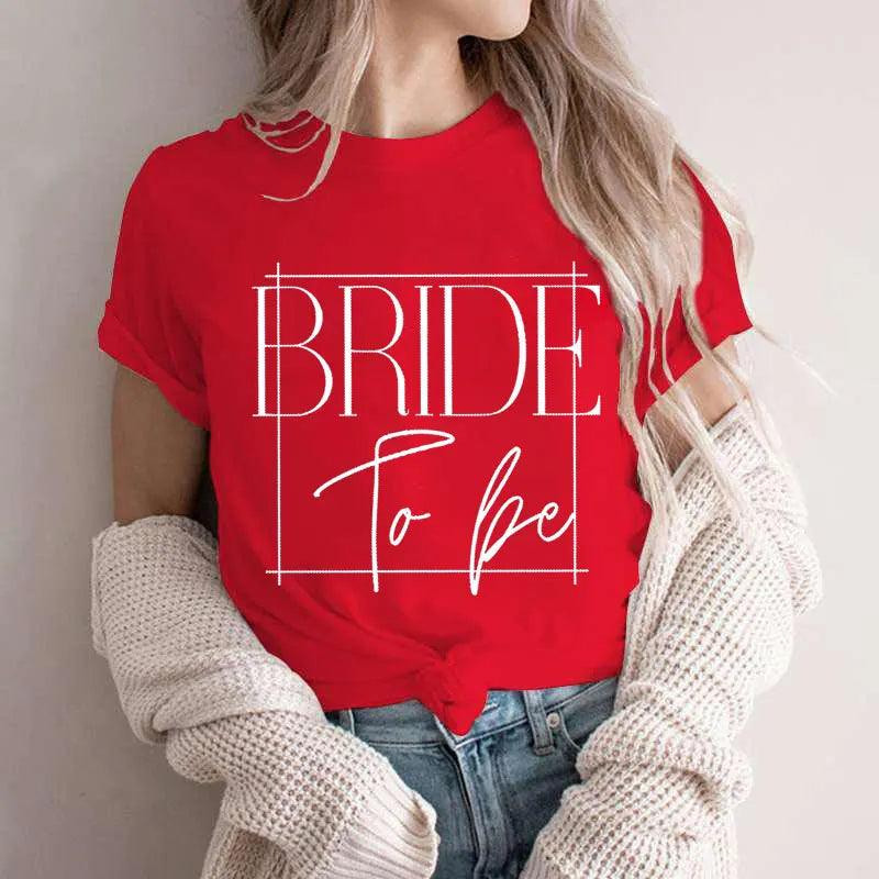 bride-to-be + bach crew t-shirts - basil boutique