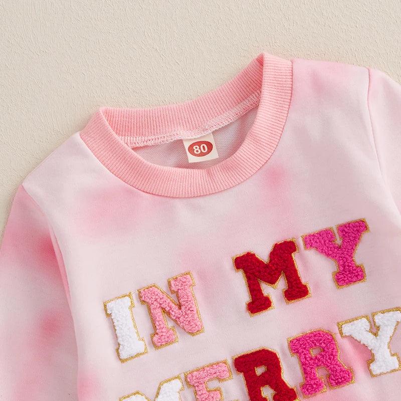 in my merry era kids crew sweatshirt - basil boutique