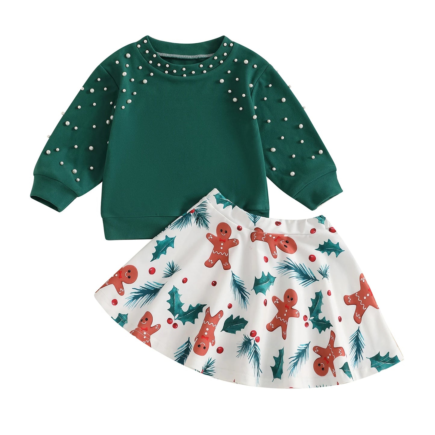 christmas pearls kids outfit