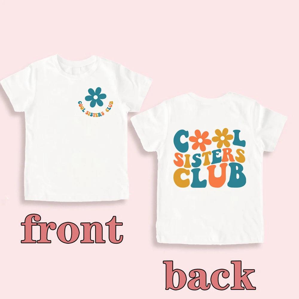 cool big sister club kids t-shirt - basil boutique