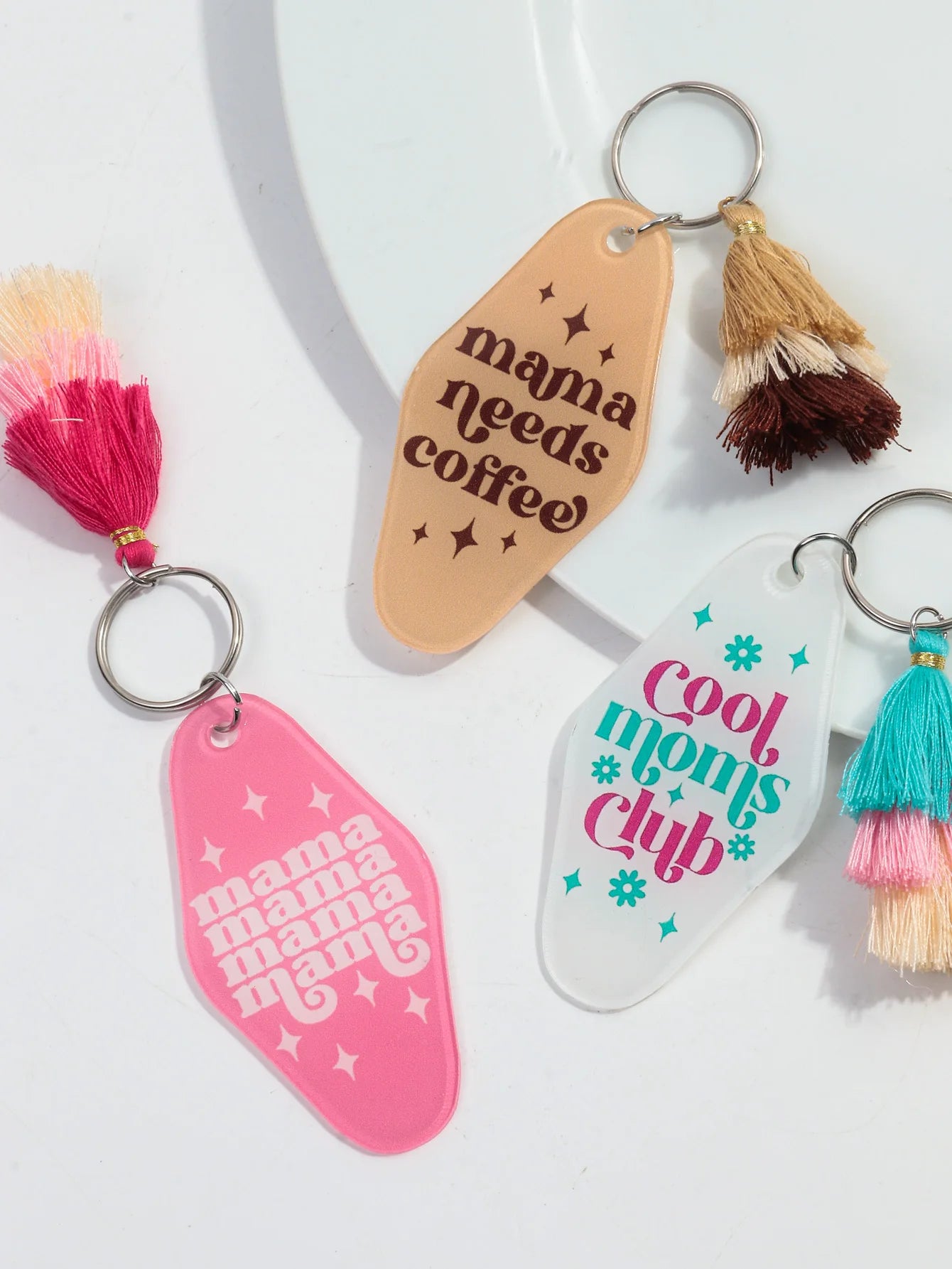 mama acryllic keychains