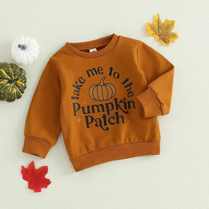 take me to the pumpkin patch kids outfit - basil boutique