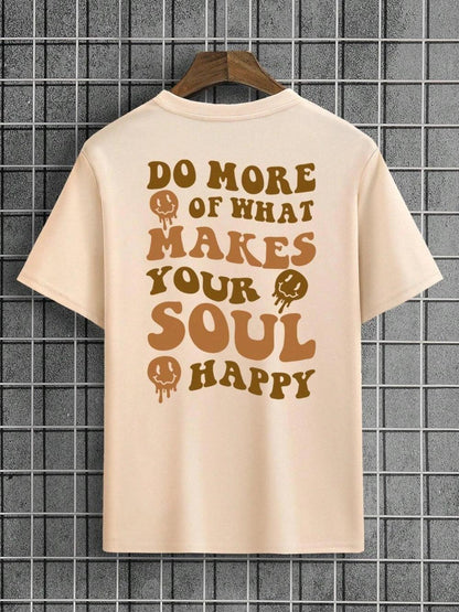 do more of what makes you happy t-shirt - basil boutique