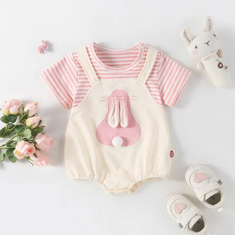 bunny rabbit onesie - basil boutique