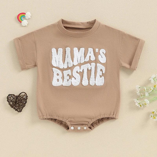 mama's bestie retro onesie - basil boutique