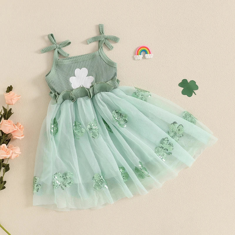 sweet shamrock kids dress