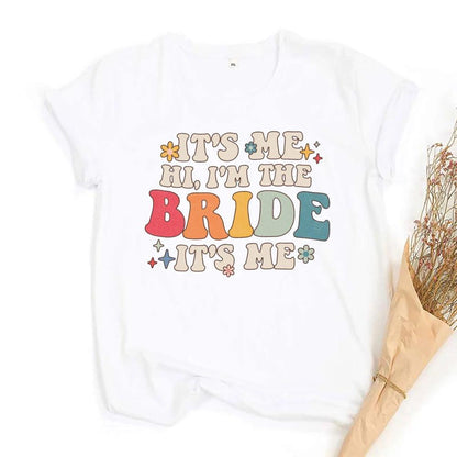 it's me, hi, i'm the bride it's me t-shirts - basil boutique