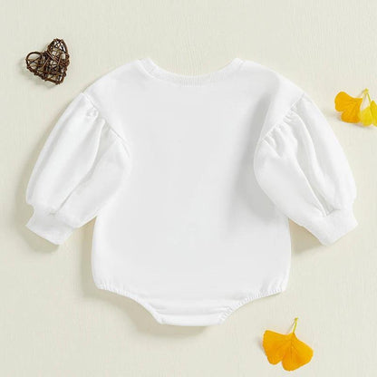 be mine puff sleeve onesie