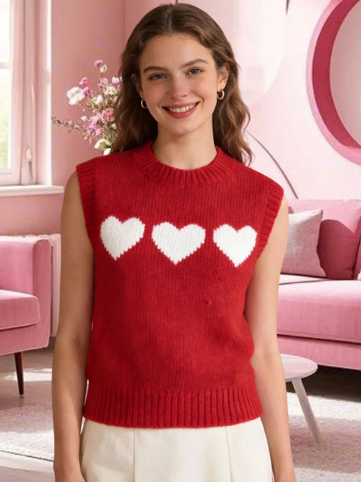 valentine's day sweater vest