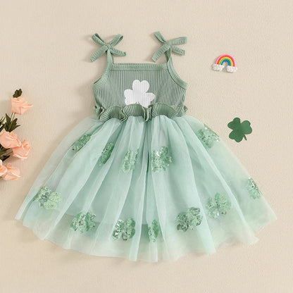 sweet shamrock kids dress