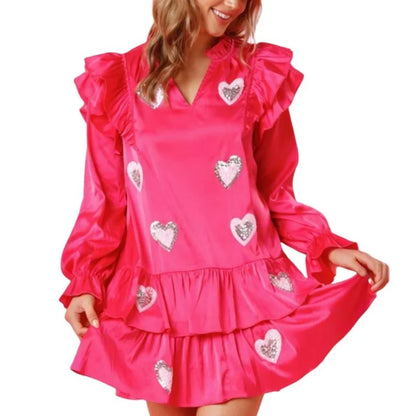 heartly in love sequin dress