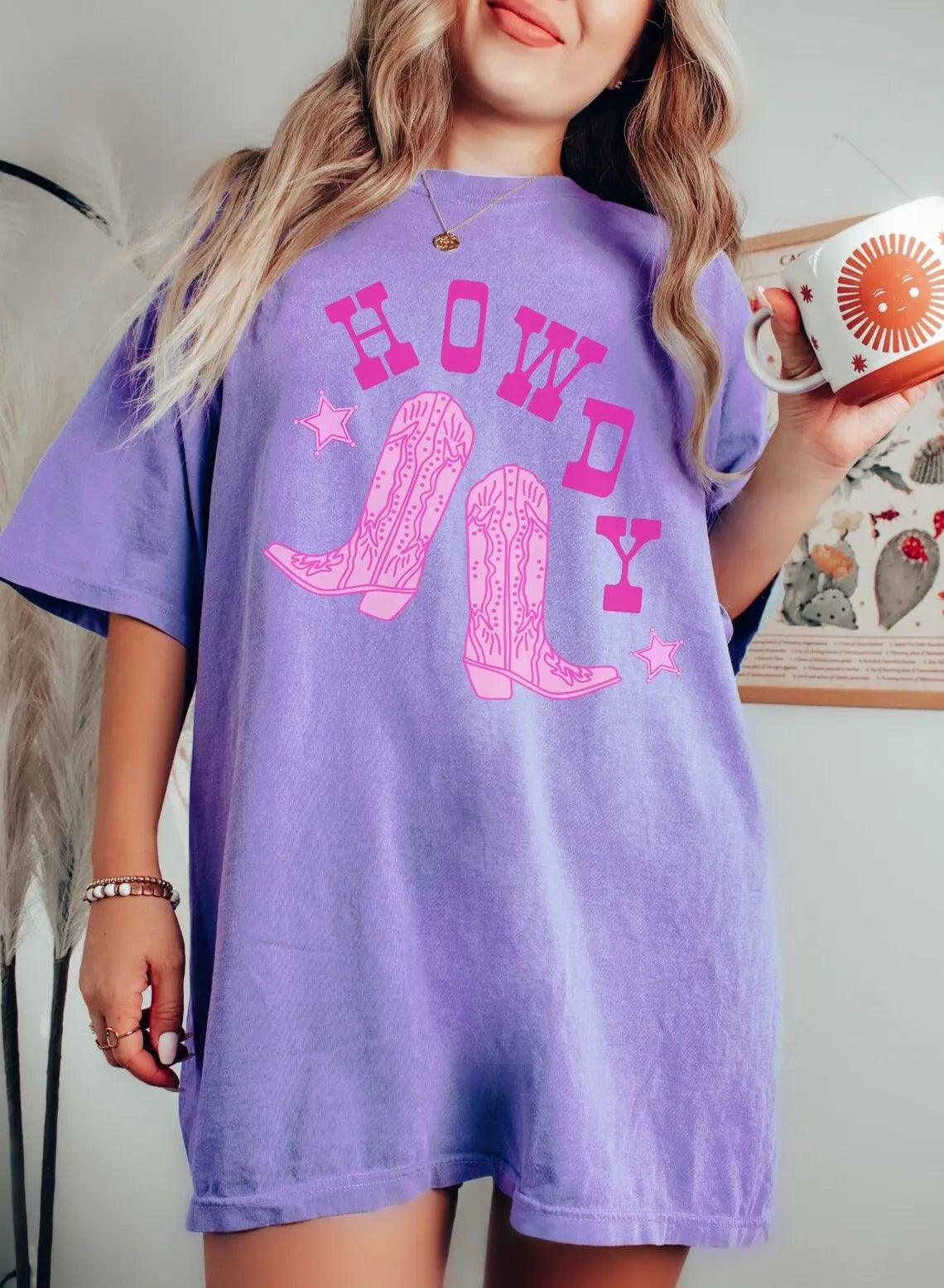 howdy cowgirl t-shirt - basil boutique