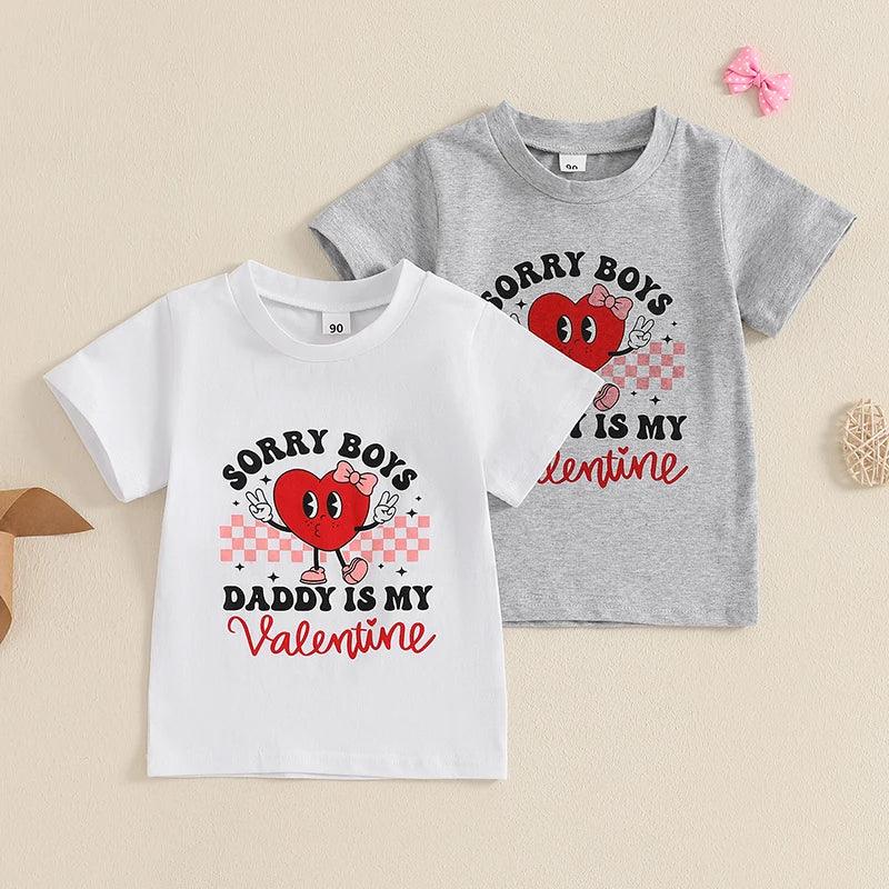 mama's valentine kids t-shirt