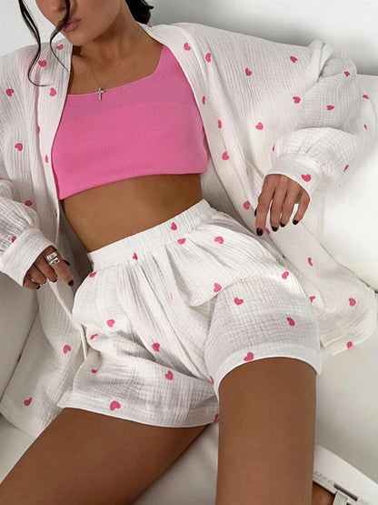 sweet valentine pajamas