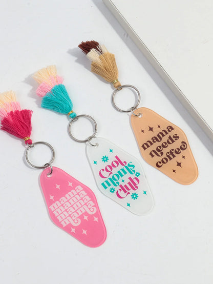 mama acryllic keychains