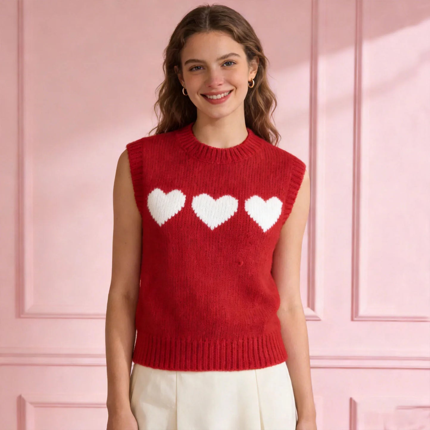valentine's day sweater vest