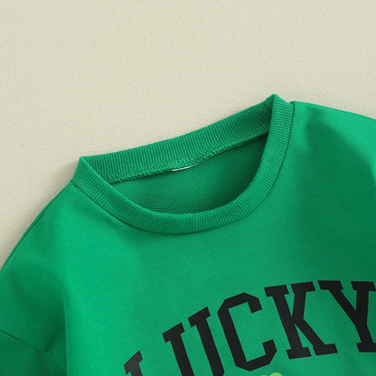 lucky dude + mama matching crew sweatshirts - basil boutique