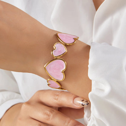 heart cuff bracelet