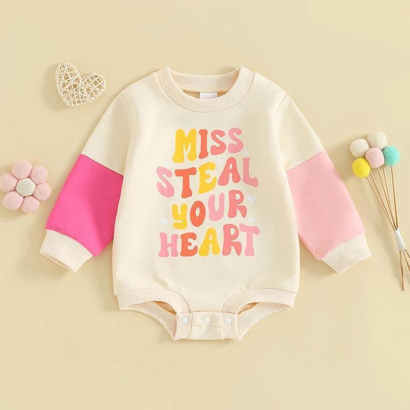 valentine's day onesies - basil boutique