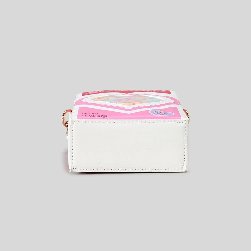 sweethearts candy crossbody bag