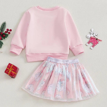 stay merry + bright kids outfit - basil boutique