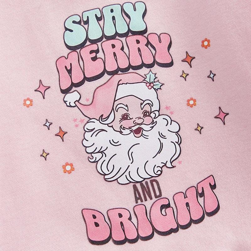 stay merry + bright kids outfit - basil boutique