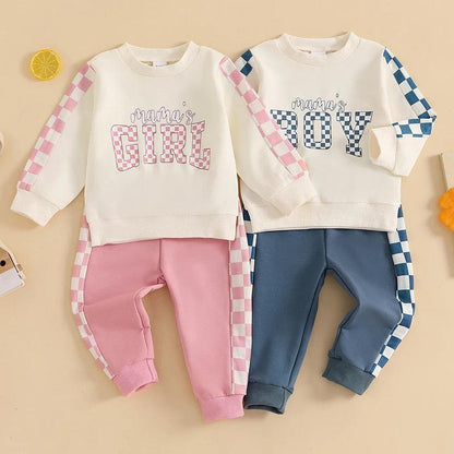 mama's boy + girl retro kids outfits