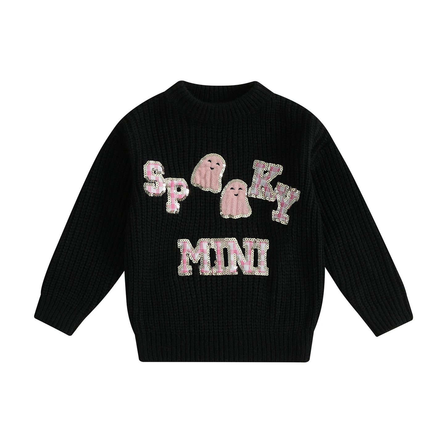 spooky mini kids crew sweater