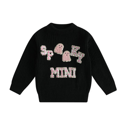 spooky mini kids crew sweater