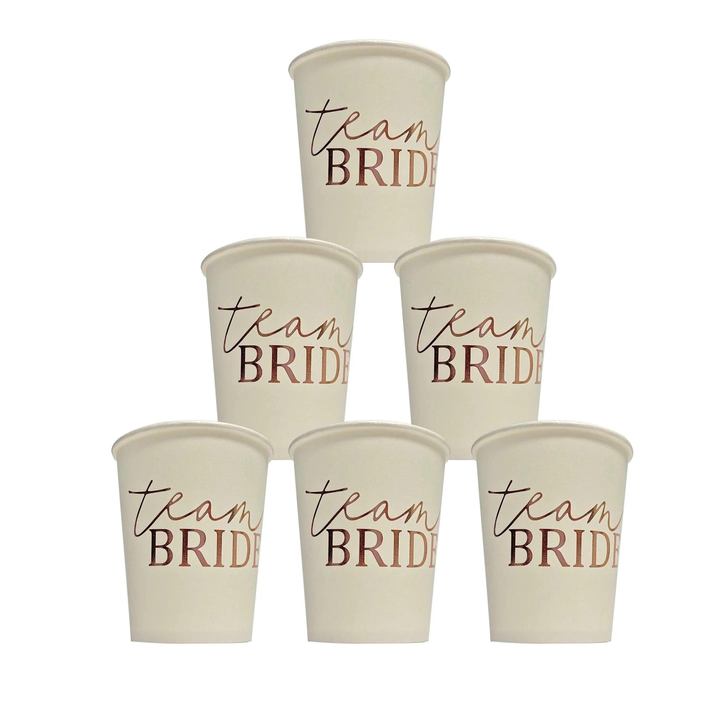 rose gold team bride drinkware - basil boutique