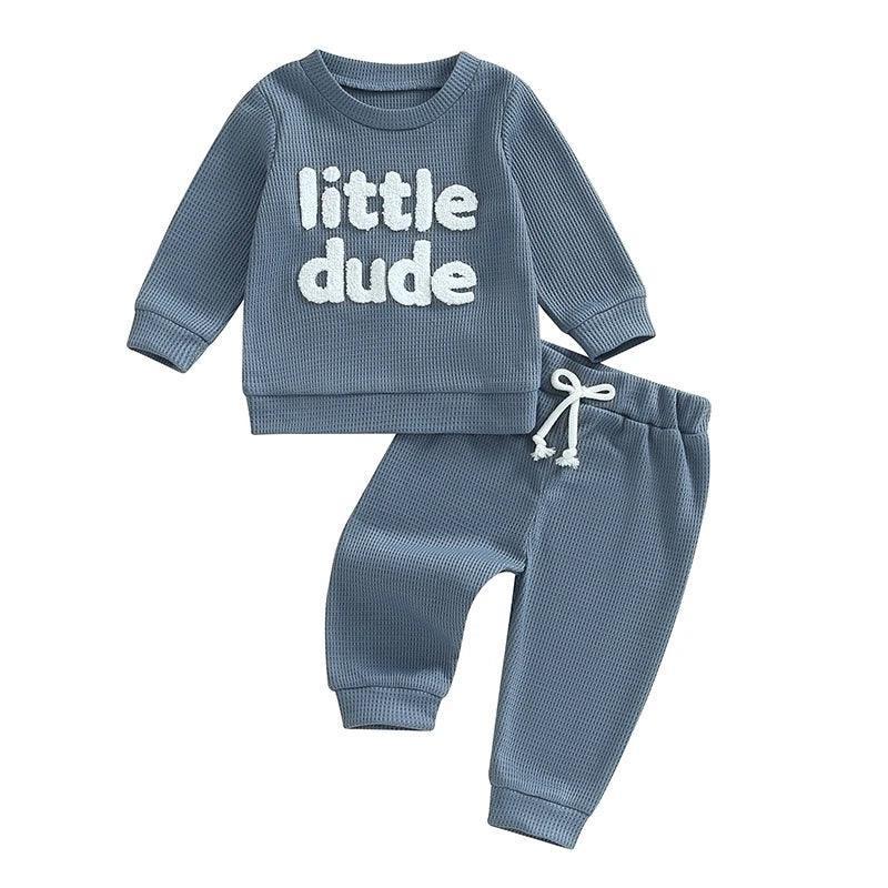 little dude kids outfit - basil boutique