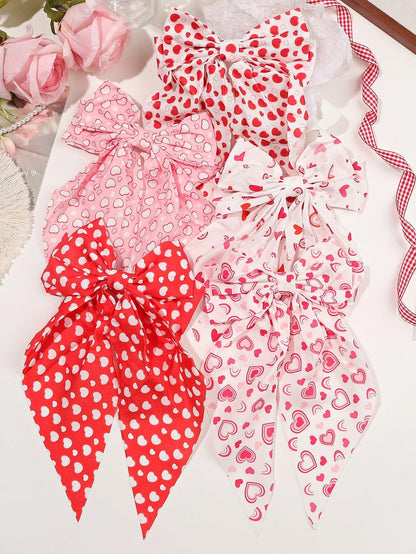 valentine’s day long tail bows