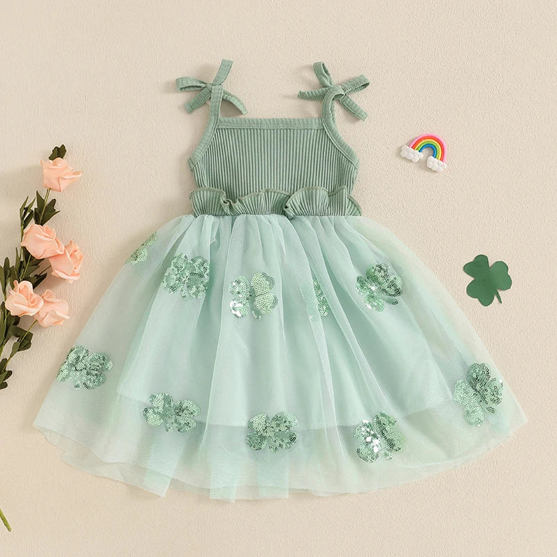 sweet shamrock kids dress