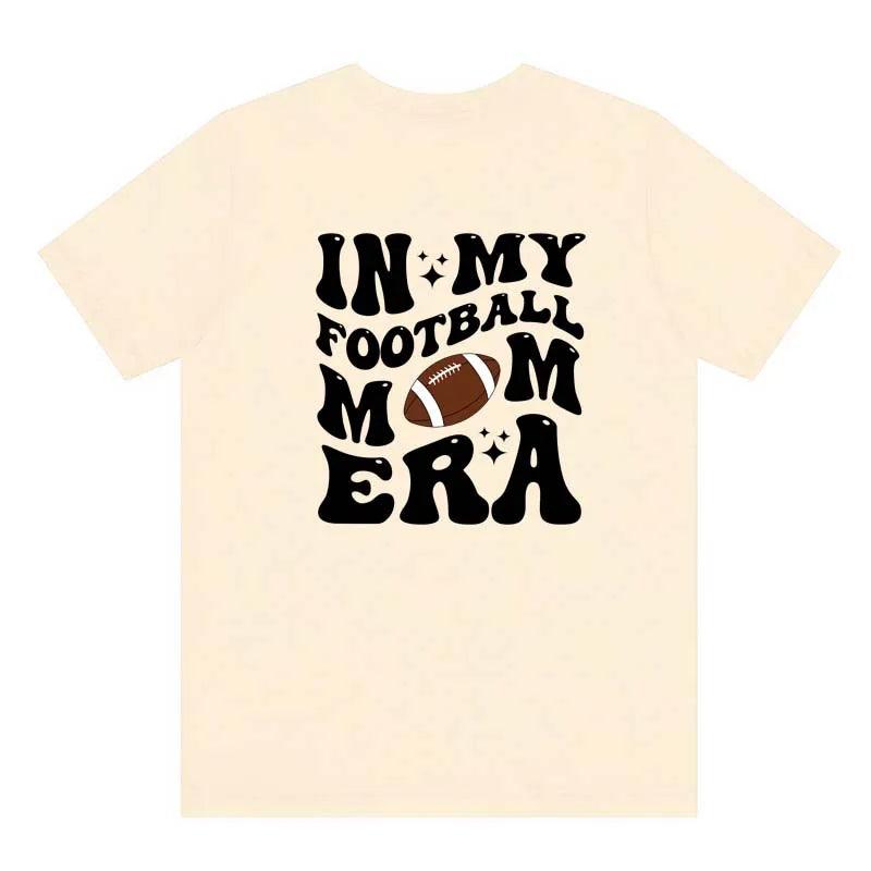 in my football mom era graphic t-shirt - basil boutique