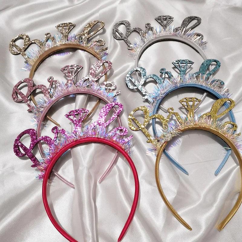 bride-to-be headbands - basil boutique